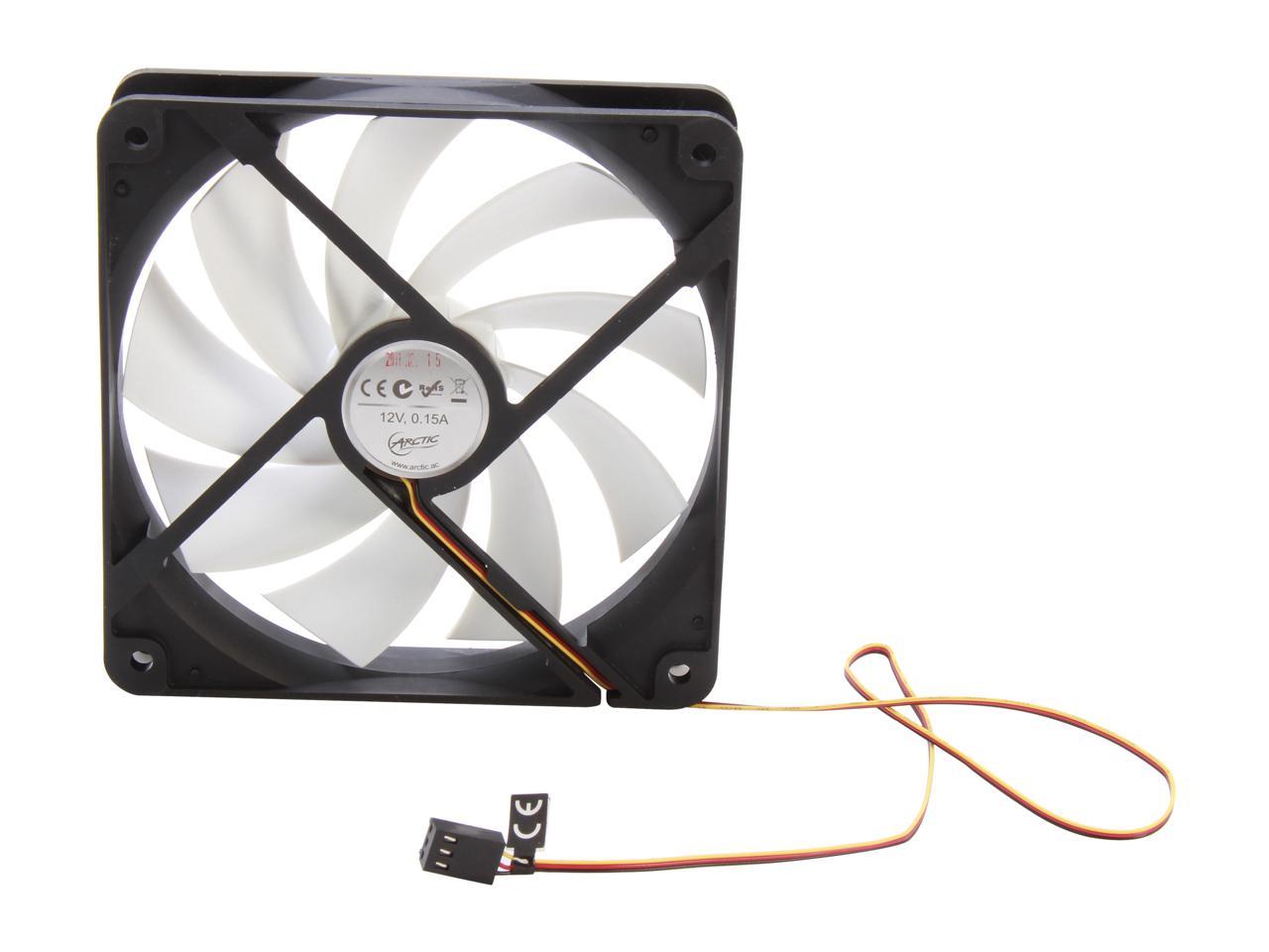 ARCTIC F12 Fluid Dynamic Bearing Case Fan, 120mm Quiet Blade Design, 53 CFM at 22dBA