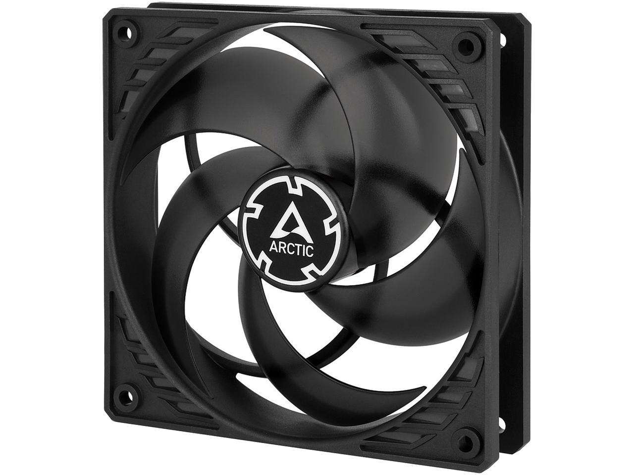 Arctic P12 PWM (Black/Transparent), Pressure Optimized 120mm Fan with PWM