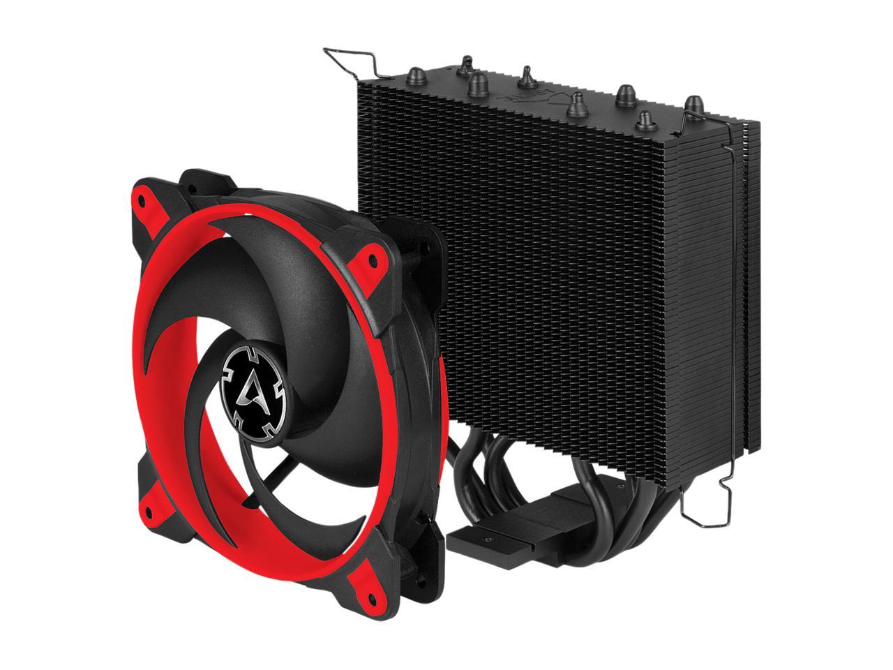 ARCTIC Freezer 34 eSports Edition - Tower CPU Cooler with Push-Pull Configuration, Wide Range of Regulation 200 to 2100 RPM, Includes Low Noise PWM 120 mm Fan - Red