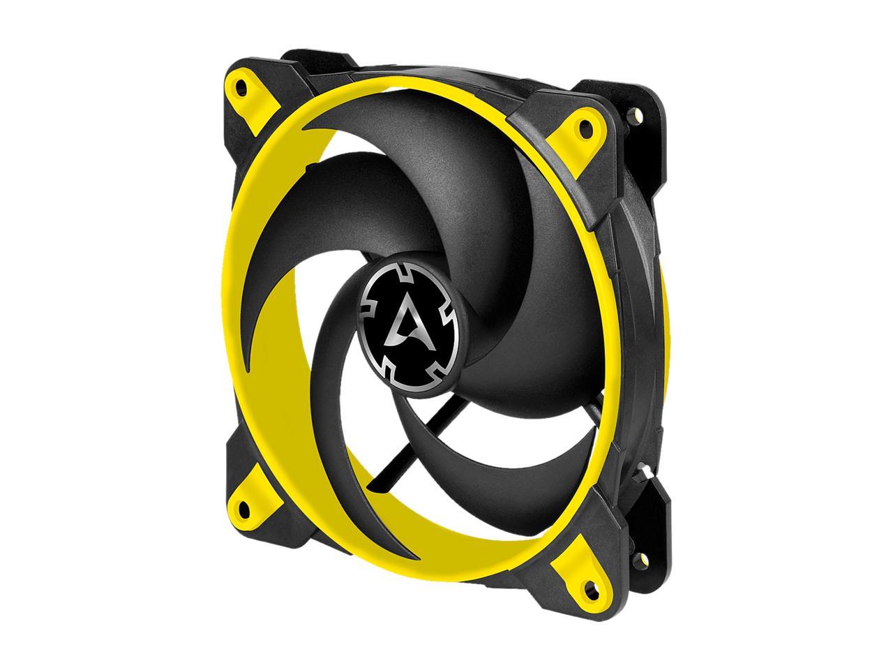 ARCTIC COOLING BioniX P120 Yellow Pressure-Optimised 120 mm Gaming Fan with PWM Sharing Technology - ACFAN00117A