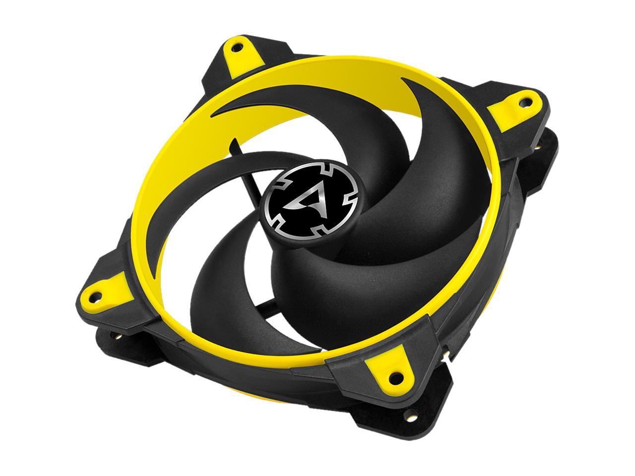 ARCTIC COOLING BioniX P120 Yellow Pressure-Optimised 120 mm Gaming Fan with PWM Sharing Technology - ACFAN00117A