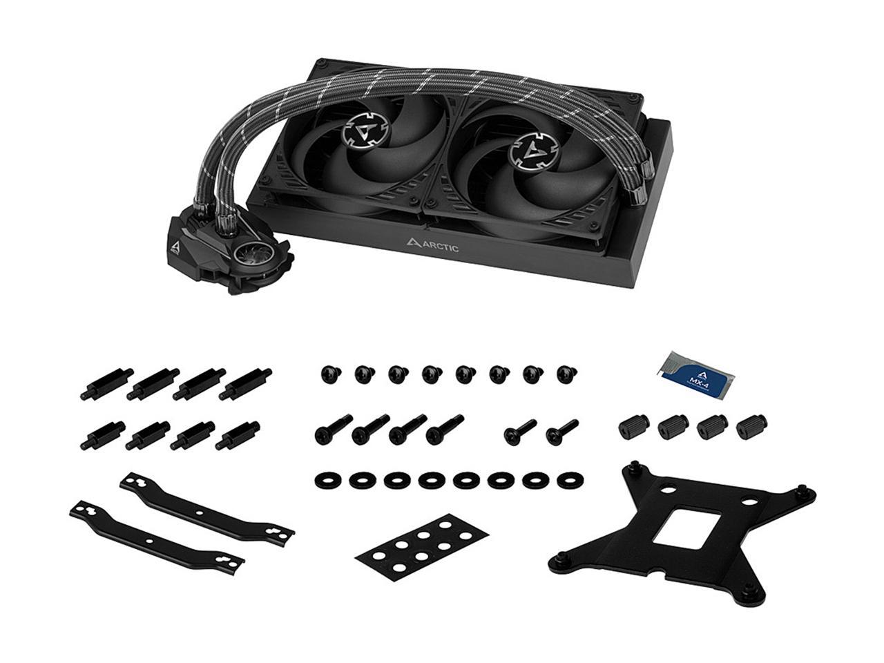 ARCTIC COOLING Liquid Freezer II - 280 ACFRE00066A Multi Compatible All-In-One CPU Water Cooler LGA 1700 Compatible