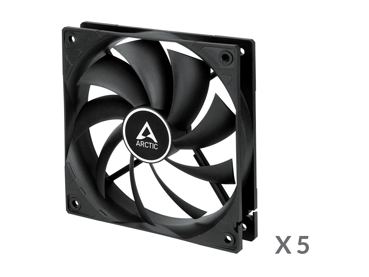 Arctic F12 - Value pack 120mm Standard Low Noise Case Fan Cooling, 5 Pack