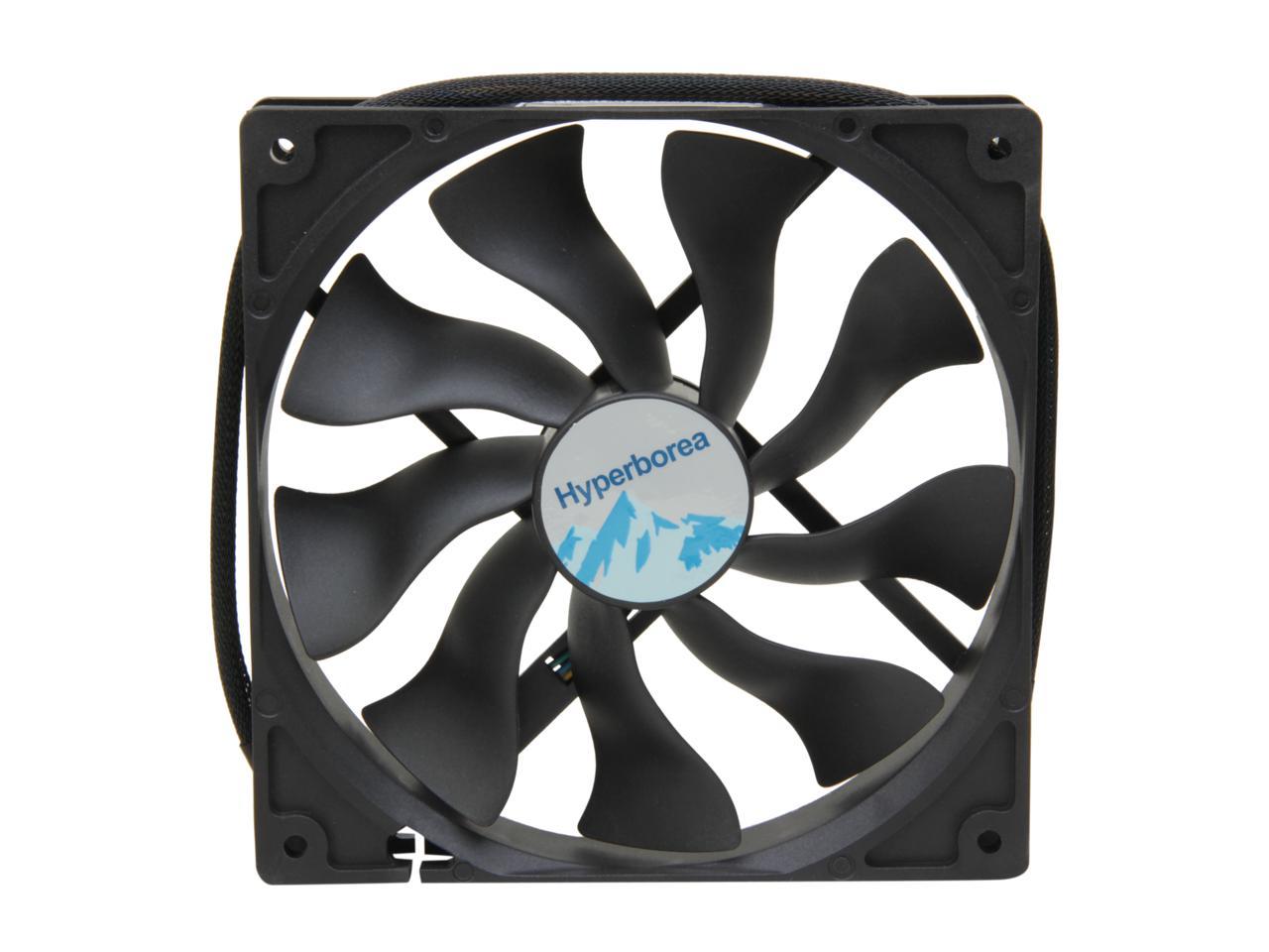 Rosewill ROCF-11003 - 140mm Computer Case Cooling Fan - Hydro Dynamic Bearing, Silent, 2 Rotation Speeds with PWM Control