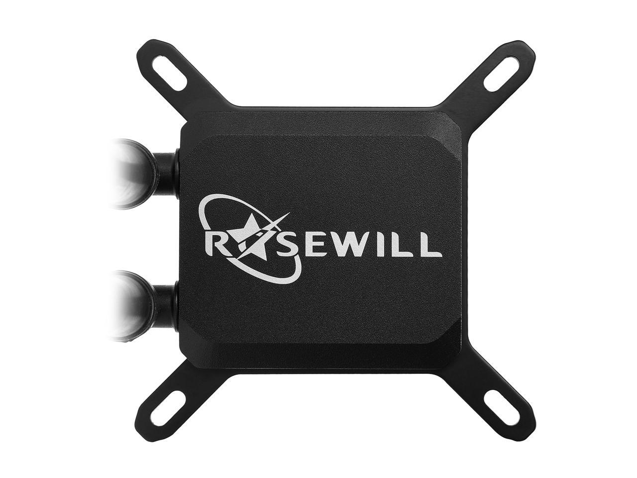 Rosewill PB240 CPU Liquid Cooler, Closed Loop PC Water Cooling, Quiet 240mm PWM Fans, Intel LGA 2011/2066/1366/1150/1151/1155/1156/775, AMD AM4/AM3+/AM3/AM2+/AM2/AM1/FM2+/FM1