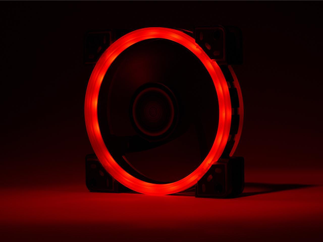 Rosewill RGBF-S12001 120mm Dual Ring Addressable RGB Case Fan Hub Set, True RGB LED Case Fans (3-Pack) and 8-Port Fan Hub, Ultra Quiet Cooling with Long Life Rifle Bearings