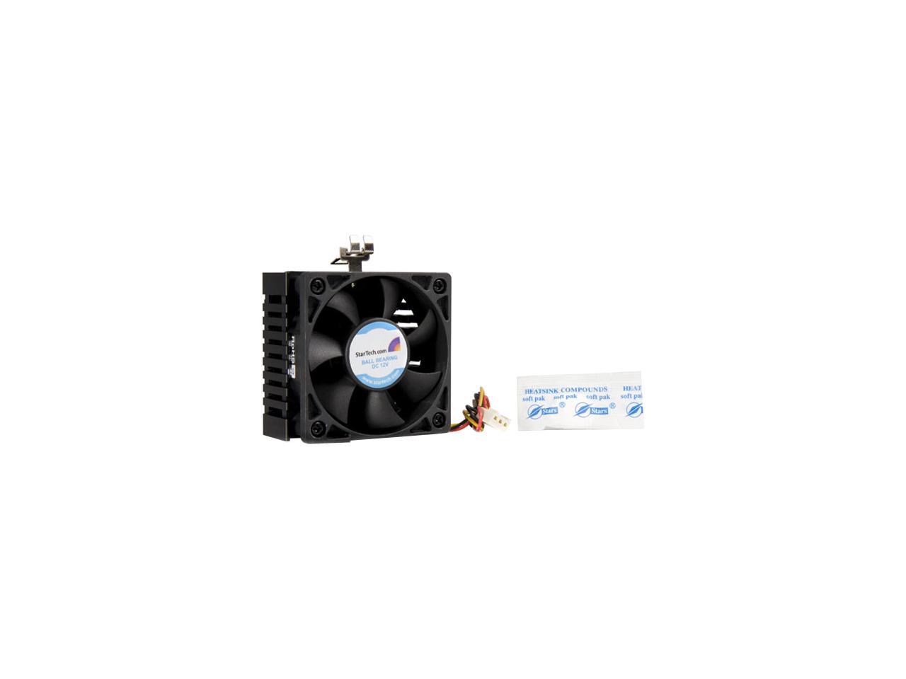 StarTech.com FAN370PRO 58mm Ball 65x60x45mm Socket 7/370 CPU Cooler Fan w/ Heatsink & TX3 connector