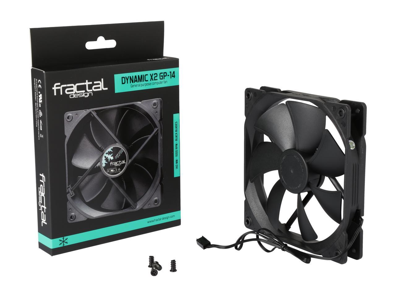 Fractal Design Dynamic X2 GP-14 140mm Black Edition FD-FAN-DYN-X2-GP14-BK 140mm Case Fan