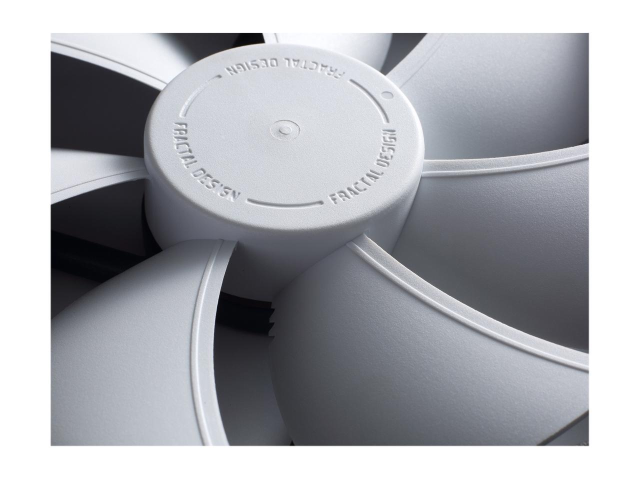 Fractal Design Dynamic X2 PWM GP-14 140mm High Durability Long Life Sleeve Bearing Black/White Radiator Optimized Computer Case Fan