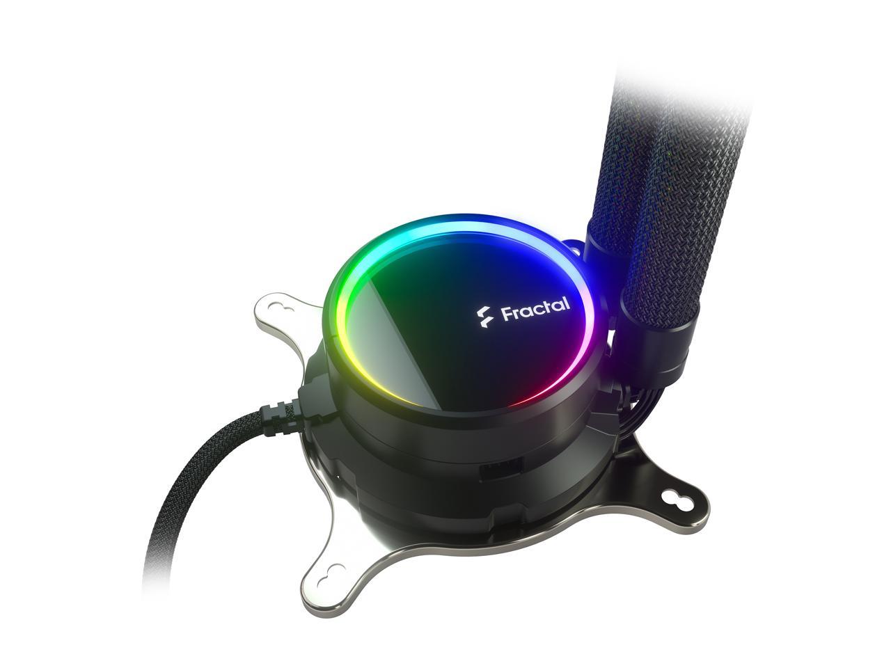 Fractal Design Celsius+ S24 Dynamic X2 PWM Black 240mm Silent Performance Slim Radiator AIO CPU Liquid/Water Cooler