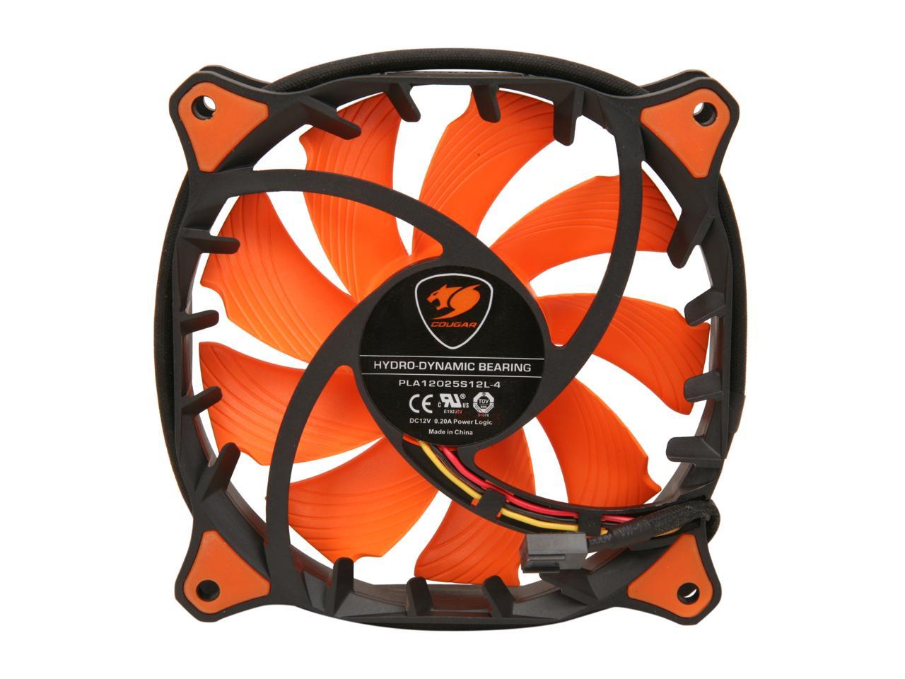 COUGAR CF-V12H Vortex Hydro-Dynamic-Bearing (Fluid) 300,000 Hours 12CM Silent Cooling Fan