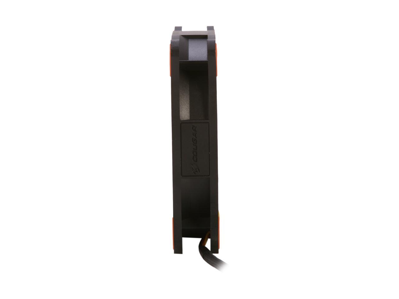 COUGAR CF-V12HB Vortex Hydro-Dynamic-Bearing (Fluid) 300,000 Hours 12CM Silent Cooling Fan (Black)