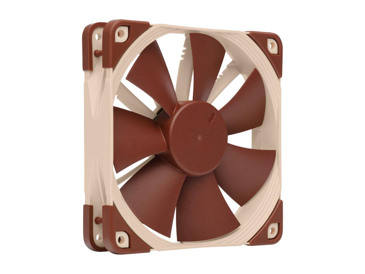 Noctua NF-F12 PWM, Premium Quiet Fan, 4-Pin (120mm, Brown)