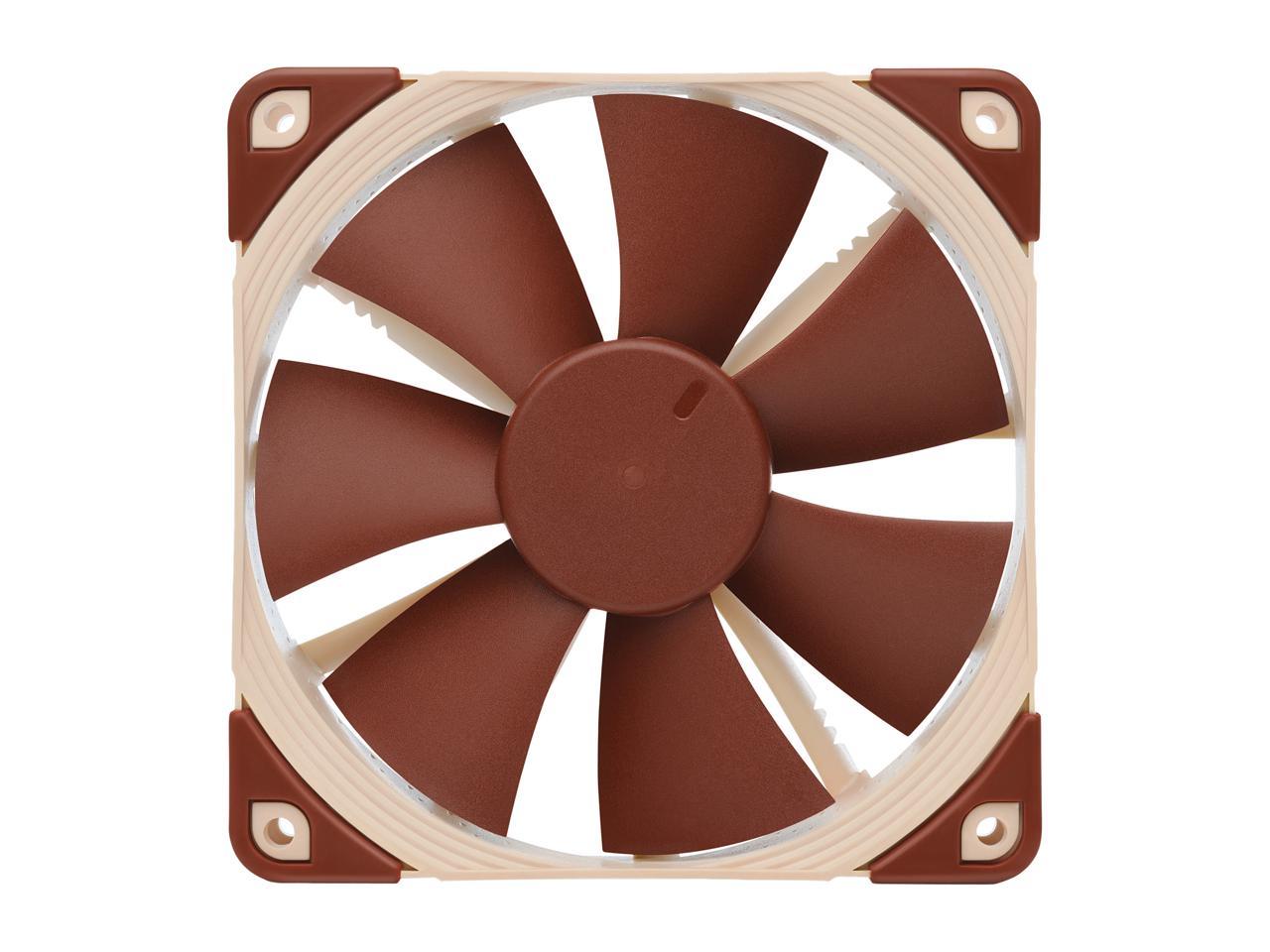 Noctua NF-F12 PWM, Premium Quiet Fan, 4-Pin (120mm, Brown)