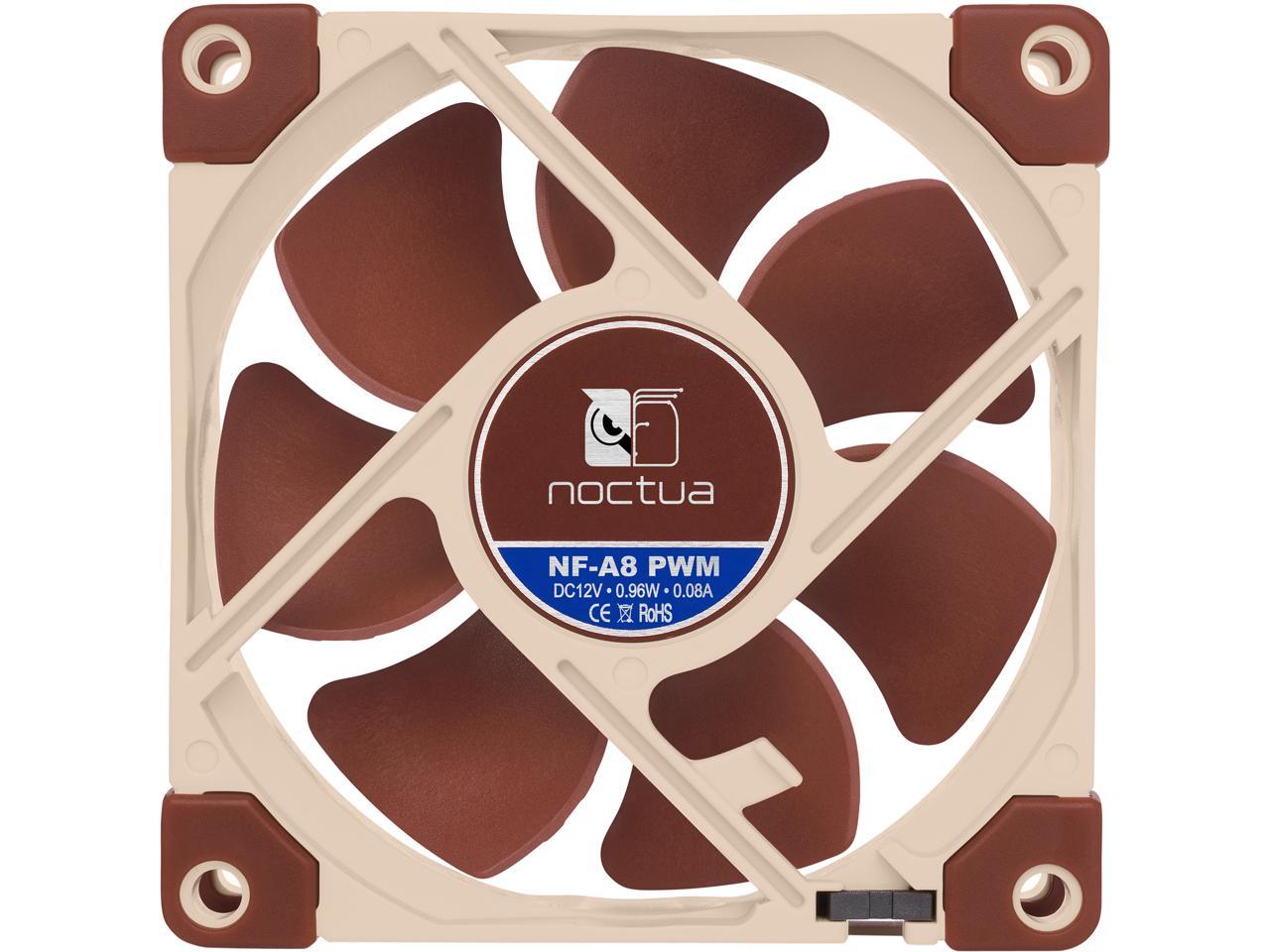 Noctua NF-A8 PWM, Premium Quiet Fan, 4-Pin (80mm, Brown)