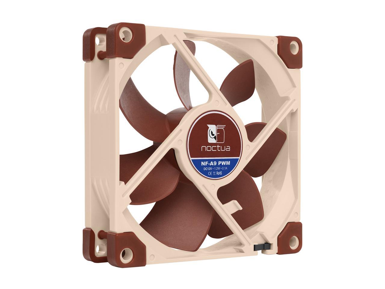 Noctua NF-A9 PWM, Premium Quiet Fan, 4-Pin (92mm, Brown)
