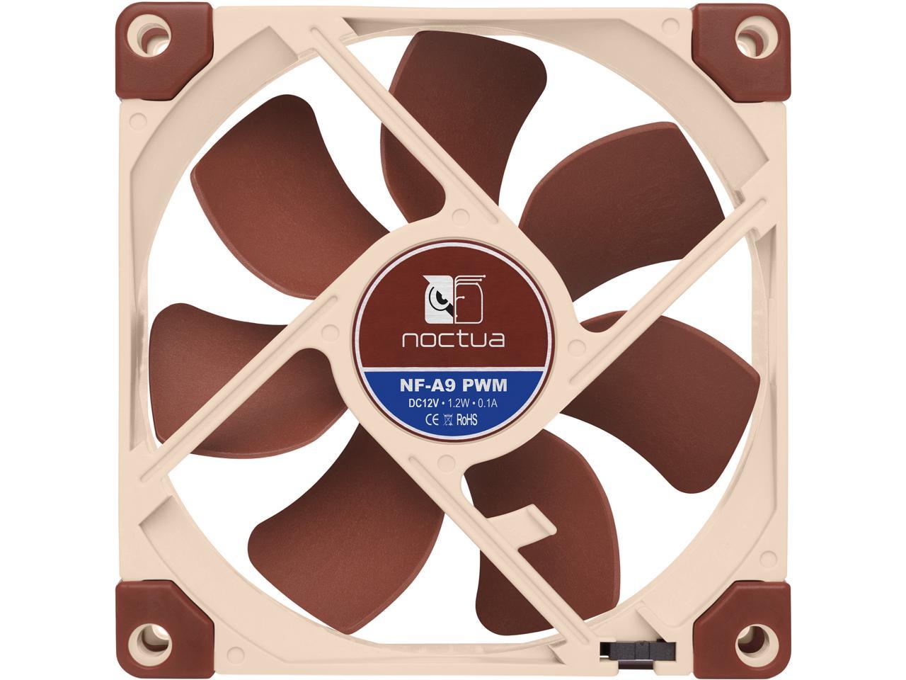Noctua NF-A9 PWM, Premium Quiet Fan, 4-Pin (92mm, Brown)