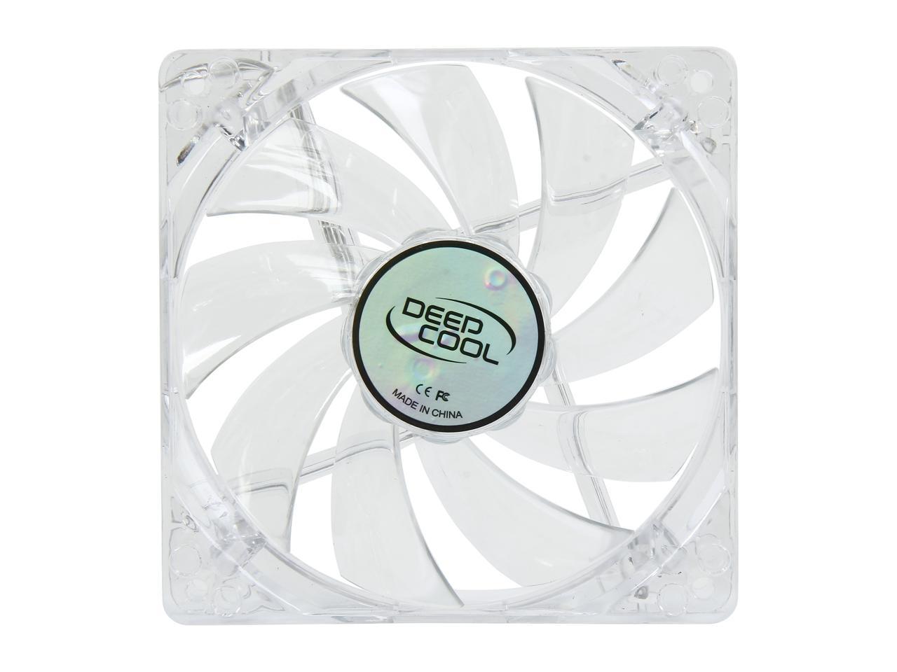 DEEPCOOL XFAN 120L/B Hydro Bearing Transparent Fan with Blue LED