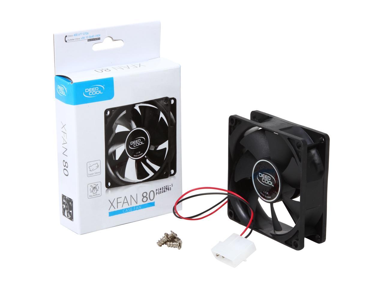DEEPCOOL XFAN 80 Hydro Bearing Black Fan