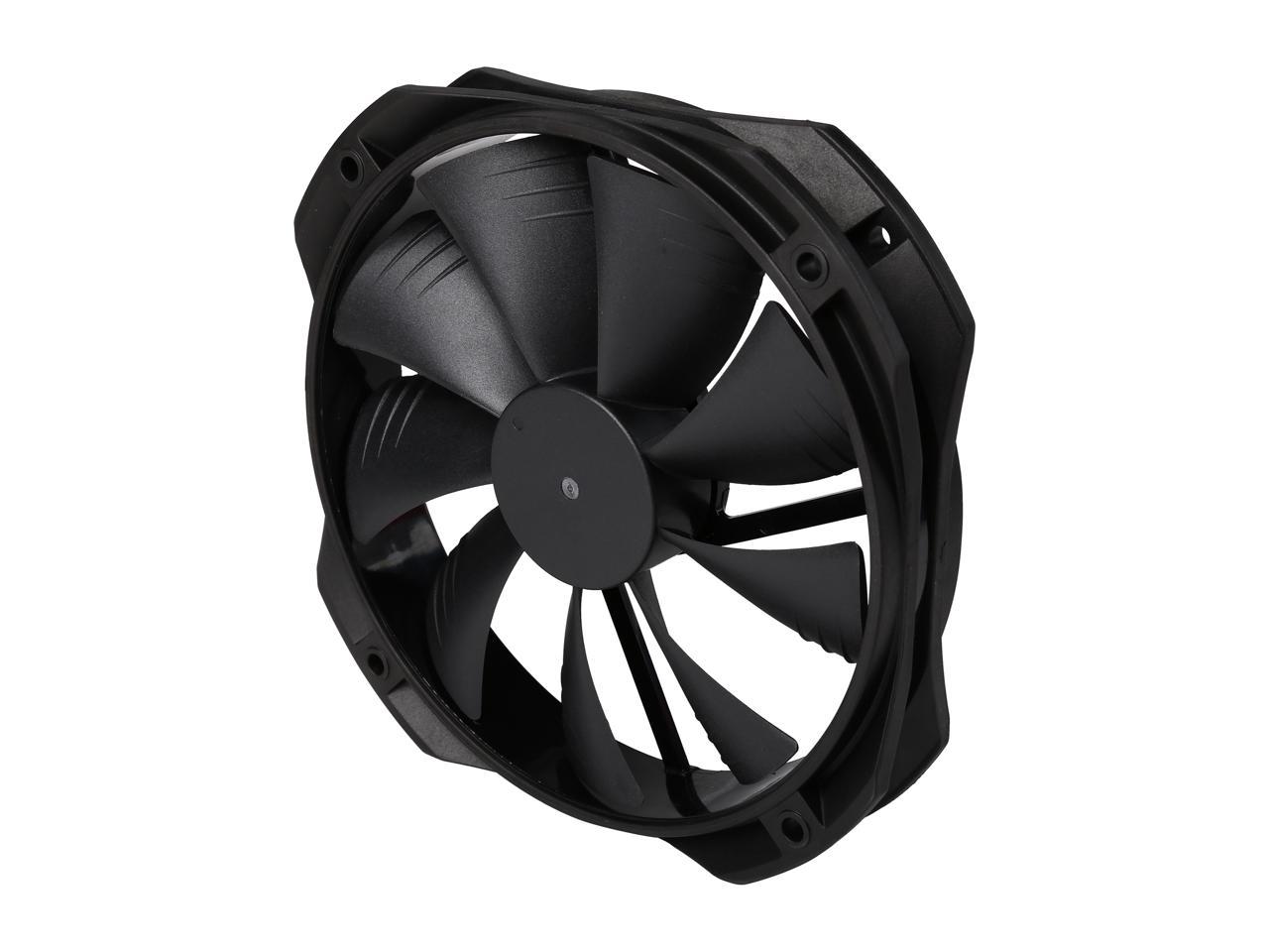 DEEPCOOL GF 140 Black FDB Bearing PWM Fan Detachable, Rubber Coating De-vibration Deep Silent