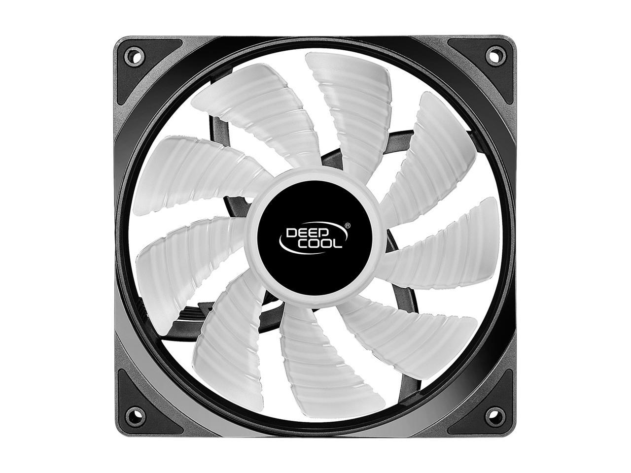 DEEPCOOL RF 140 Ultra Quiet Intelligent PWM Fan 6 High Brightness Controllable RGB LED Lights