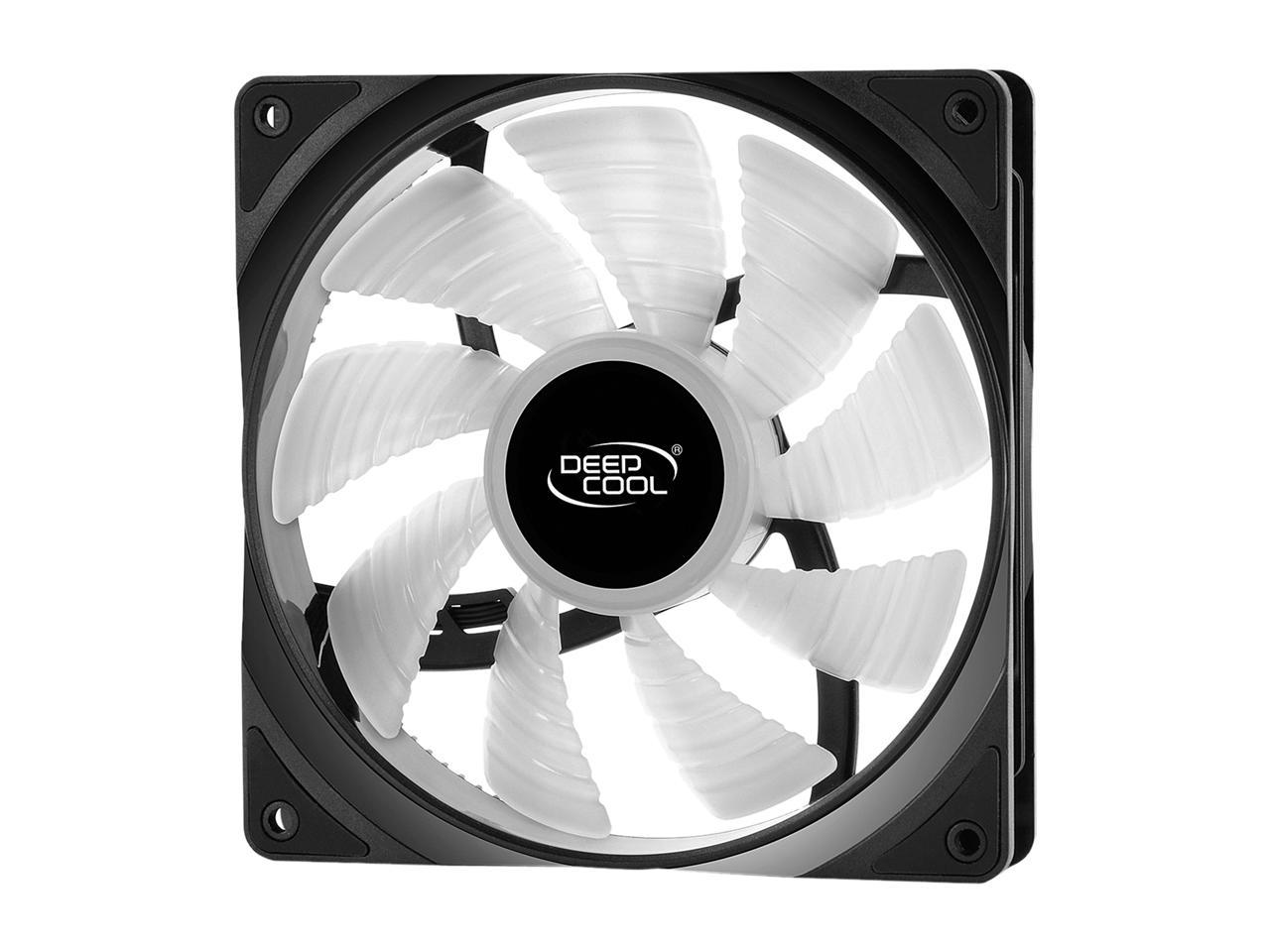 Deepcool RF 140(2 in 1) Ultra Quiet Intelligent PWM Fan 6 High Brightness Controllable RGB LED Lights (Controlling up to 6 DEEPCOOL RGB Devices Connected)