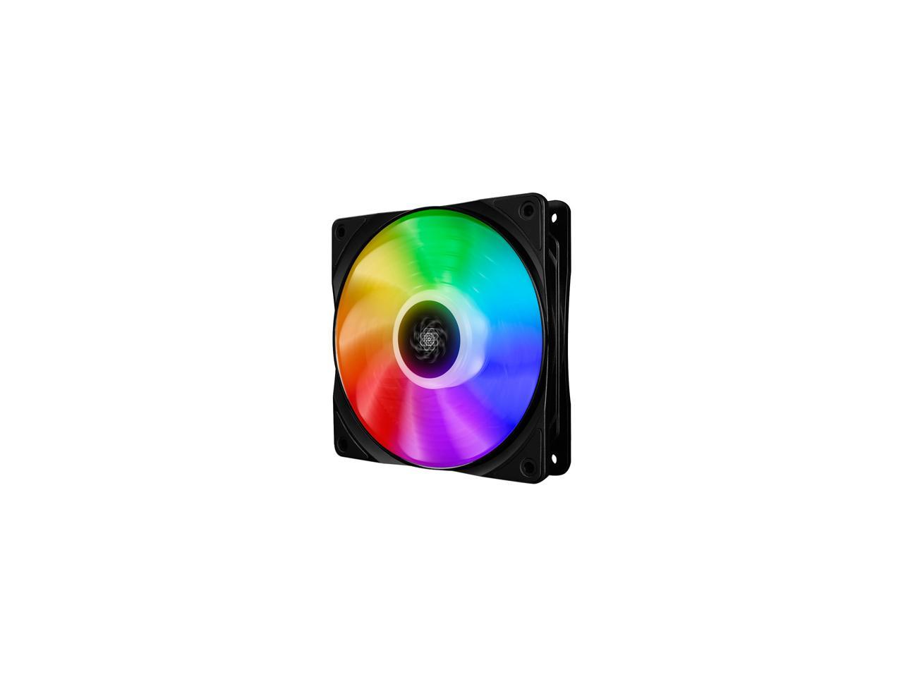 DEEPCOOL CF 120 (3 in 1) Super Silent PWM Intelligent Control Addressable RGB Fan Motherboard Sync A-RGB Controller High Performance