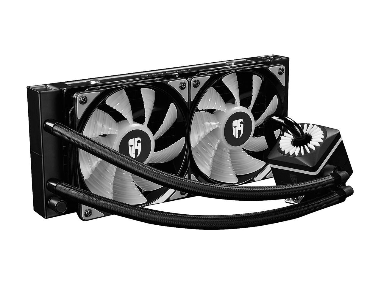 DEEPCOOL Gamer Storm CAPTAIN 240 PRO ADD RGB M/B Control Ceramic Bearing Air pressure Adjustable Automatically Liquid CPU Cooler TR4 Compatible