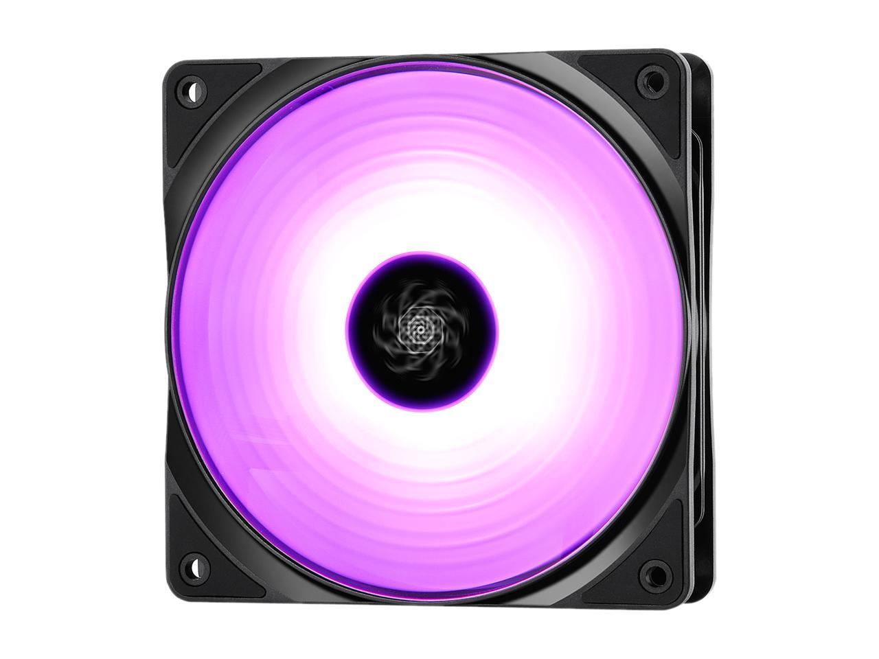 DEEPCOOL RF120M(5 in 1) Ultra Quiet intelligent PWM Fan 6 high brightness RGB LED Lights Motherboard Sync Multiple Control Modes