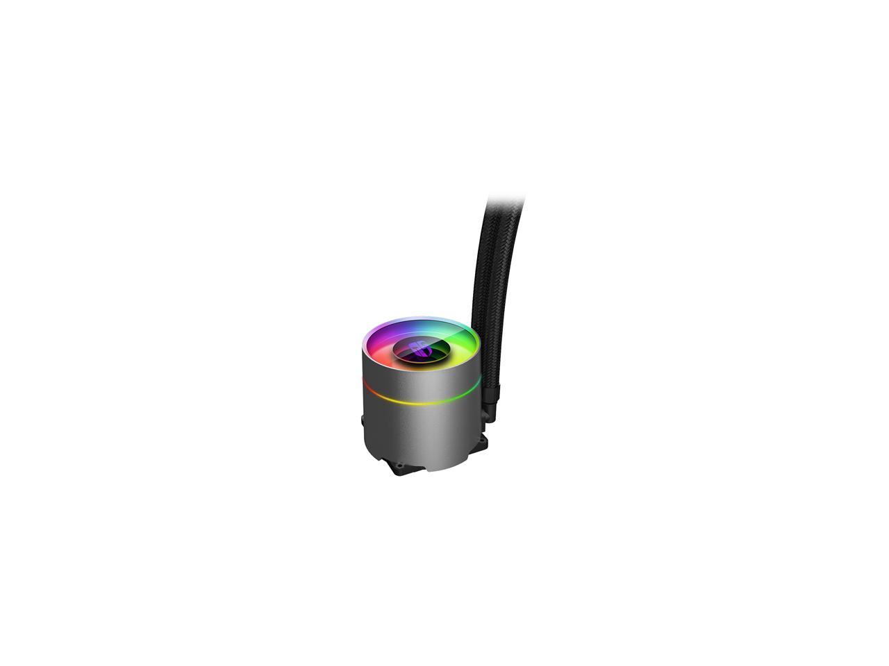 DEEPCOOL Castle 360EX, Addressable RGB AIO Liquid CPU Cooler, Anti-Leak Technology Inside, Cable Controller and 5V ADD RGB 3-Pin Motherboard Control, TR4/AM4 Supported