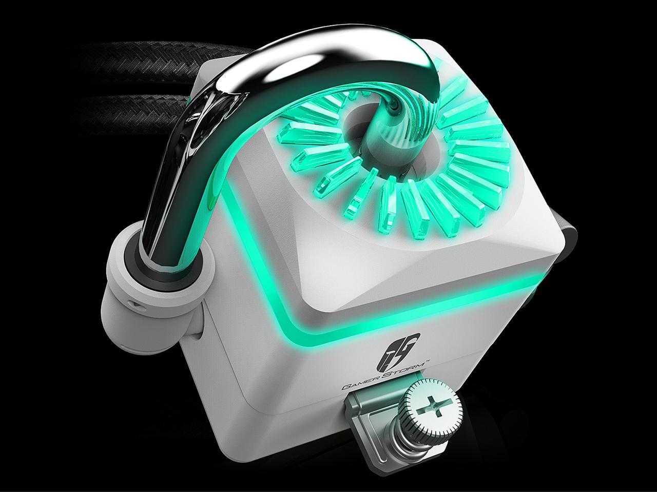DEEPCOOL Gamer Storm CAPTAIN 360X WHITE, RGB AIO Liquid CPU Cooler, White LED Waterblock, 360mm Radiator, Anti-Leak Technology Inside, 12V RGB 4-Pin Motherboard Control, TR4/AM4 Compatible