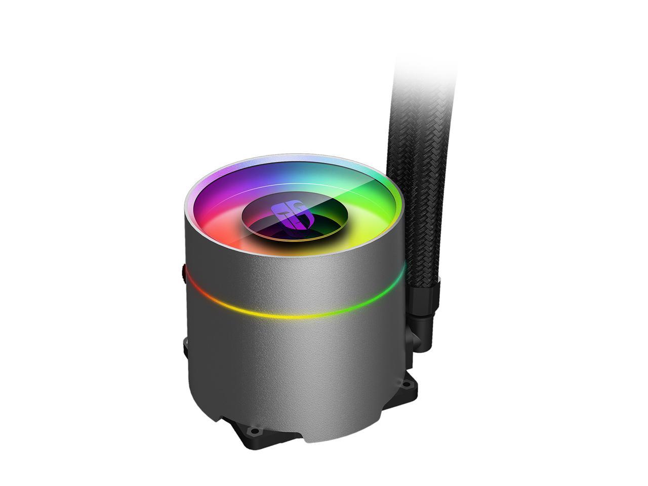 DeepCool CASTLE 280EX AIO Liquid CPU Cooler, Anti-Leak Technology, Two TF140S PWM Fans, Addressable RGB Controller and 5V 3-Pin Motherboard