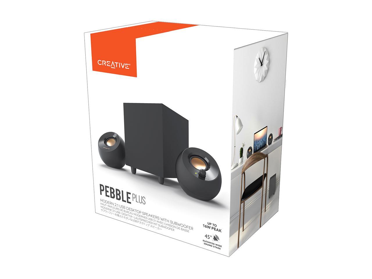 Creative PEBBLE PLUS Speakers
