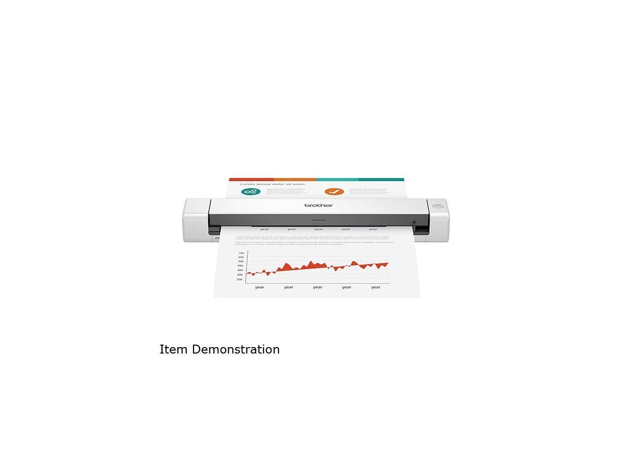 Brother DSmobile DS-640 48 bit int./ 24 bit ext. Single CIS 600 x 600 dpi Single Pass Mobile Scanner