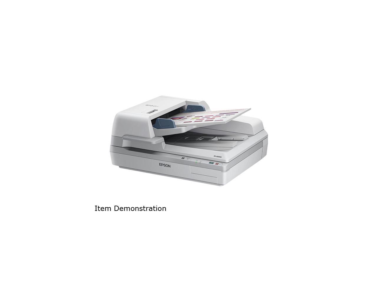 EPSON WorkForce DS-60000 (B11B204221) 16 bit CCD 600 dpi Duplex Document Scanner