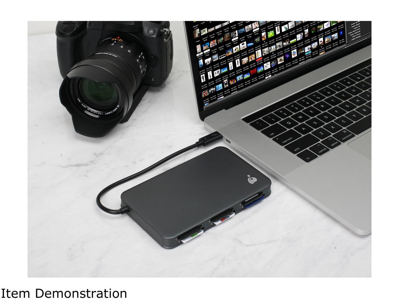 IOGEAR GTR360 Thunderbolt 3 6-Slot SD Card Reader