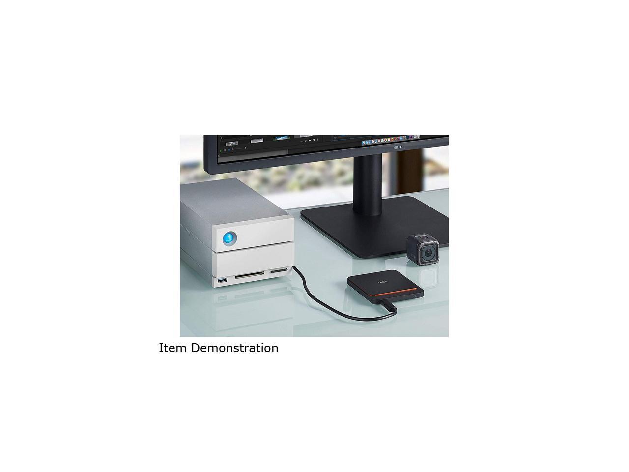 LaCie Portable SSD High Performance External SSD USB-C USB 3.0 1TB STHK1000800