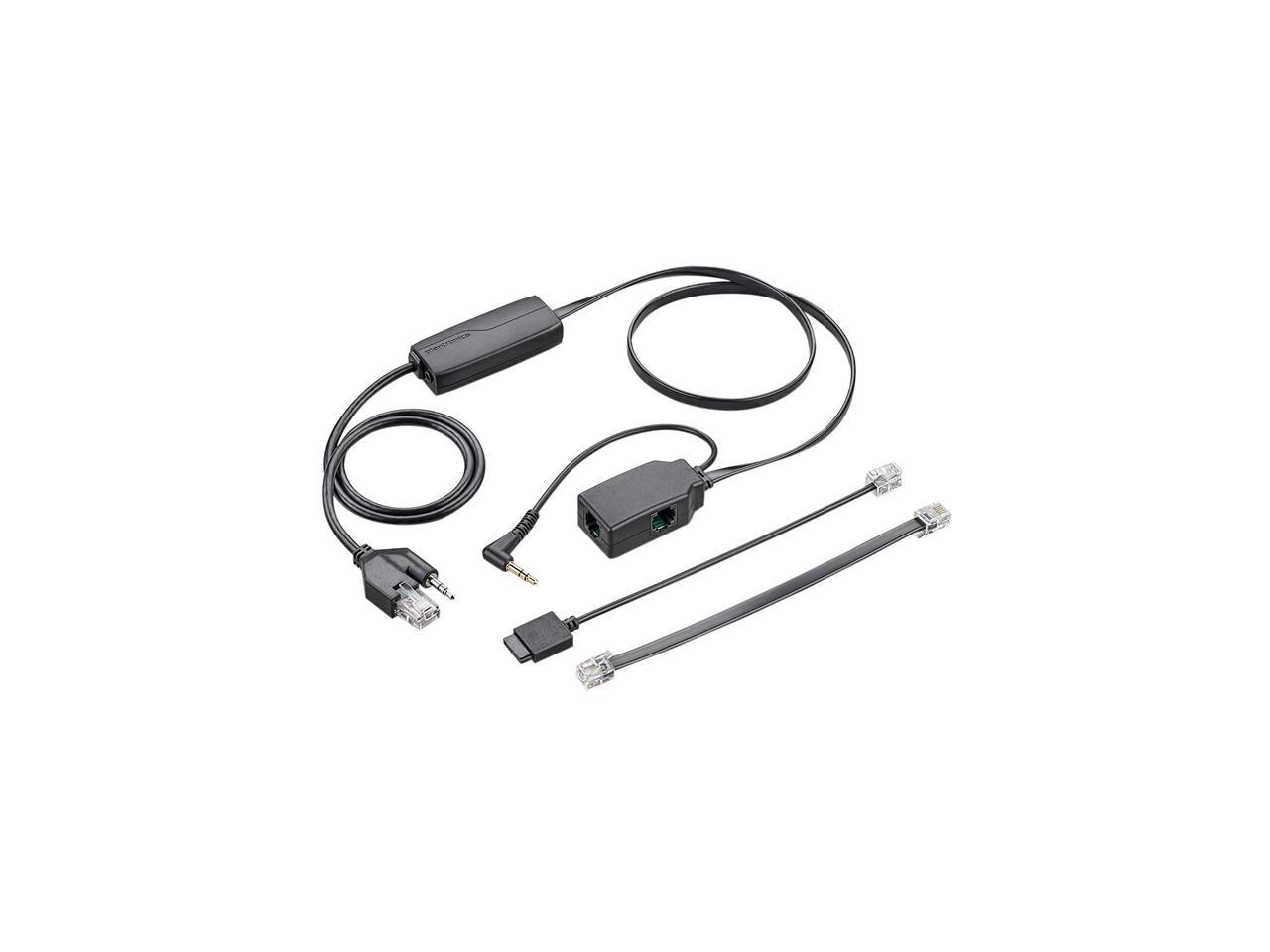 Plantronics APA-24 Electronic Hook Switch Cable for Remote Desk Phone Call Control (Answer / End)