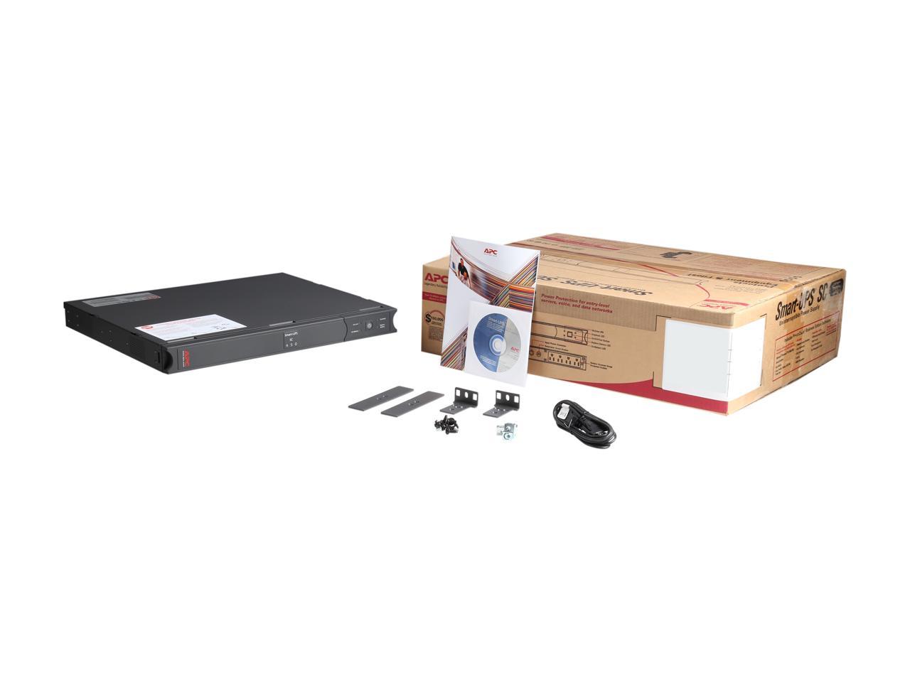 APC Smart-UPS SC450RM1U 450VA 280 Watts 4 Outlets UPS