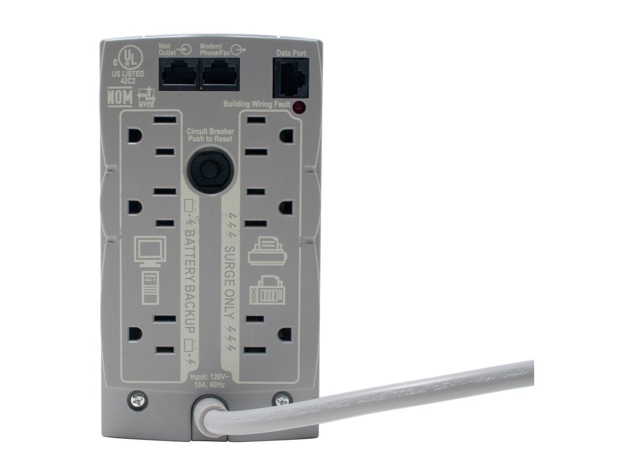 APC Back-UPS BK500 500 VA 300 Watts 6 Outlets UPS