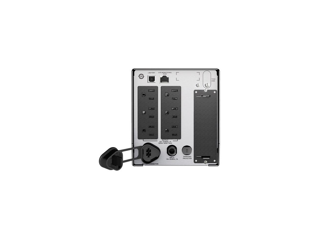 APC Smart-UPS SMT750 750 VA 500 W 6 Outlets UPS