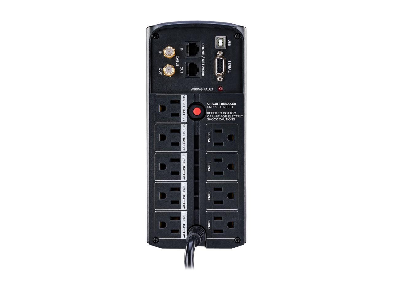 CyberPower CP850AVRLCD 850 VA 510 Watts 9 Outlets UPS