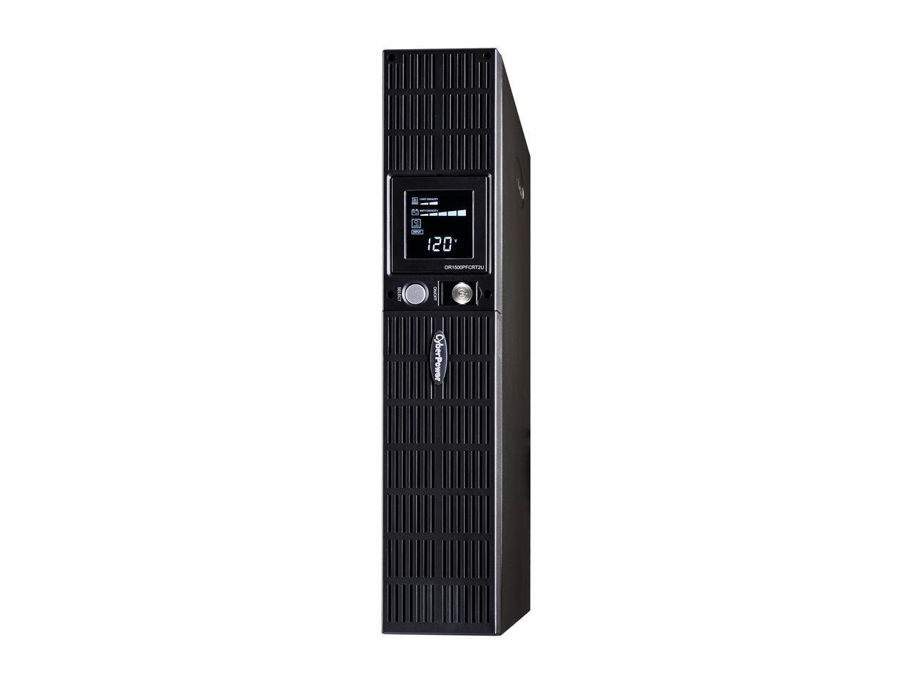 CyberPower PFC Sinewave OR1500PFCRT2U 1500 VA 1050 Watts 8 Outlets UPS