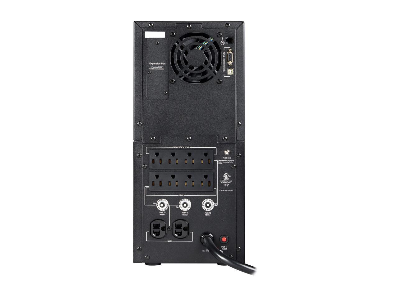 CyberPower Smart App Sinewave PR3000LCD 3000VA Pure Sine Wave Tower LCD UPS