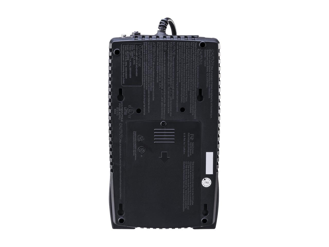 CyberPower Ecologic EC850LCD 850 VA 510 Watts 12 Outlets UPS