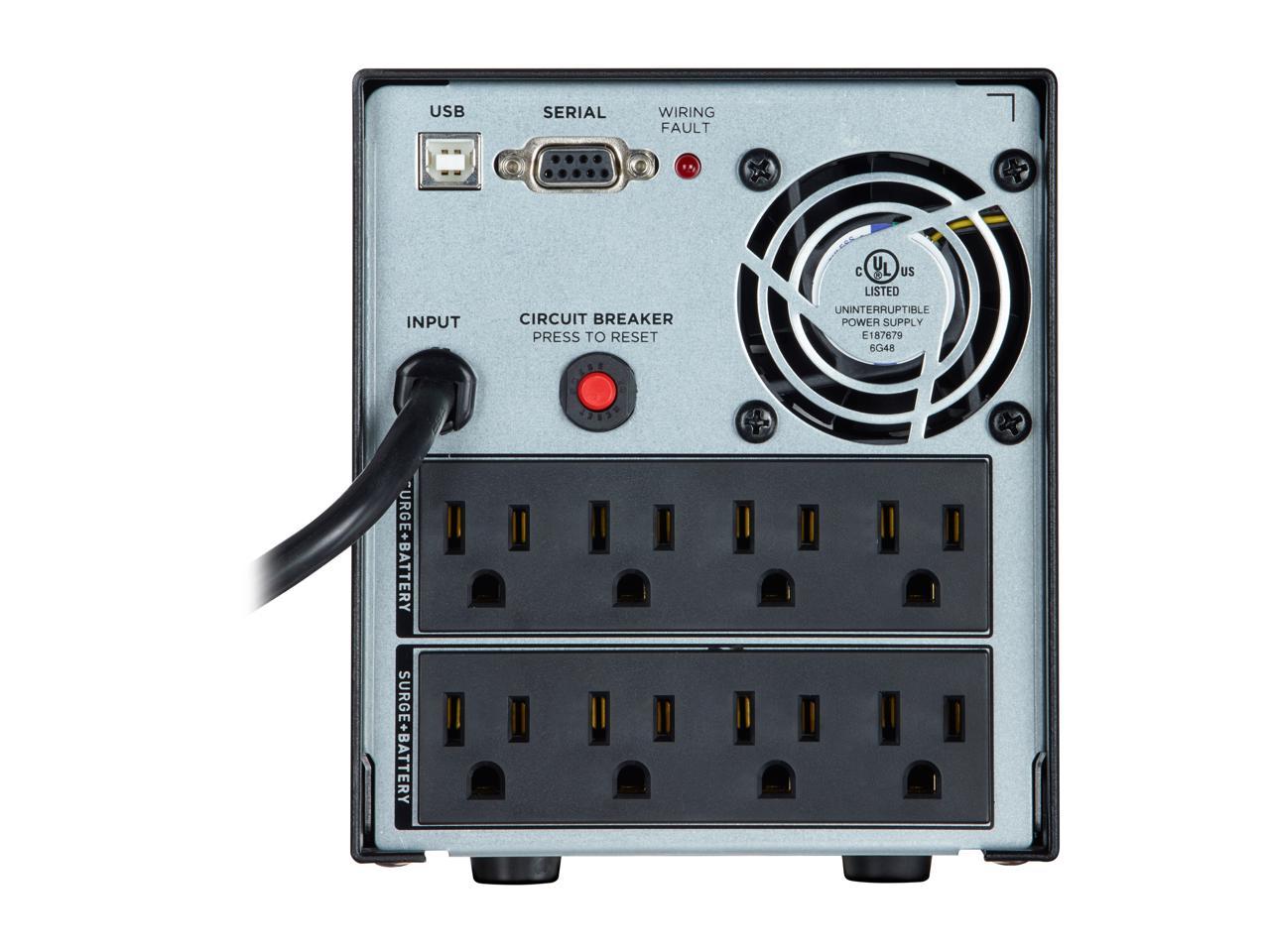 CyberPower PFC Sinewave Series OR1000PFCLCD 1000 VA 700 Watts 8 Outlets UPS