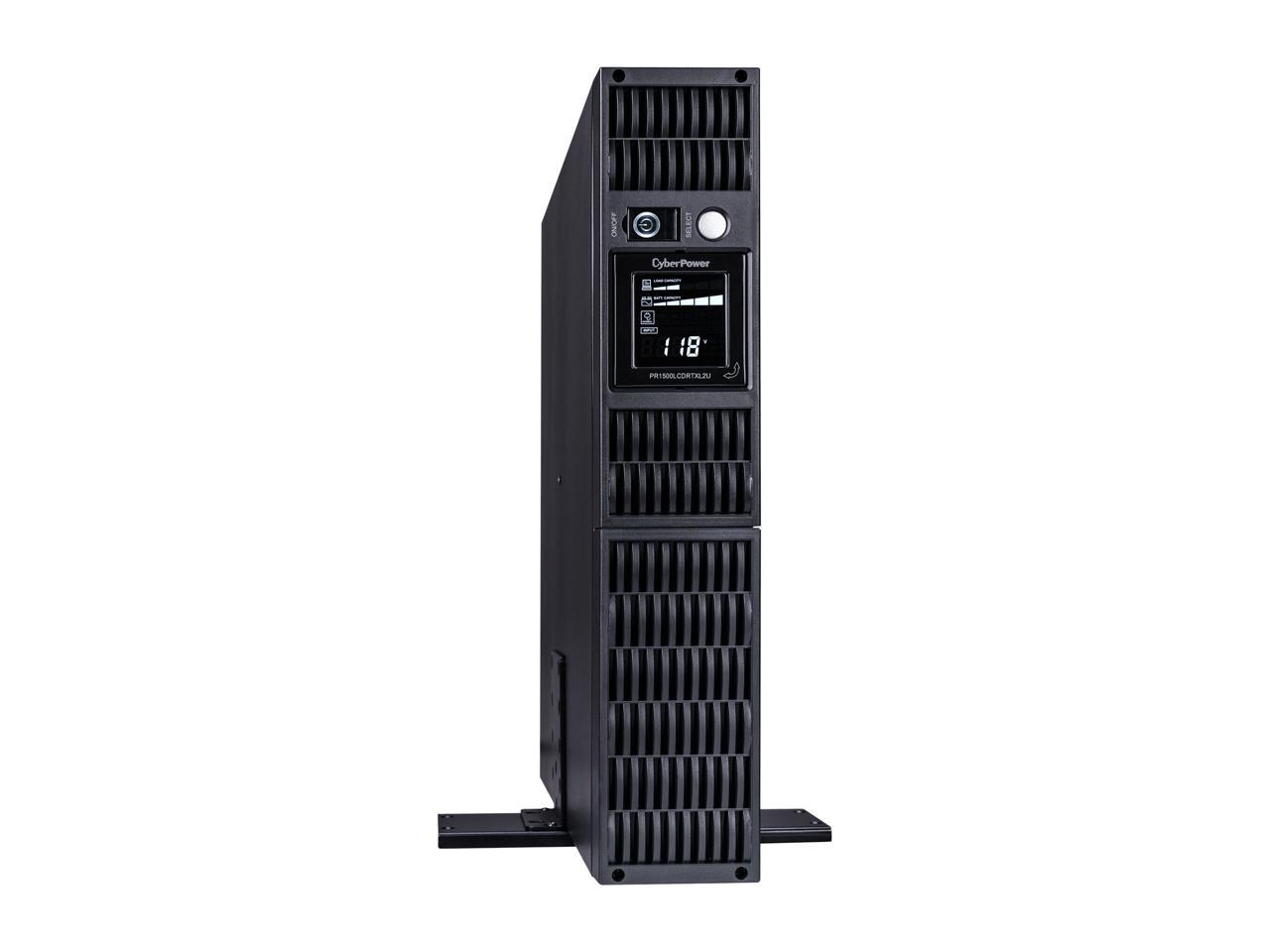 CyberPower Smart App Sinewave PR1500LCDRTXL2UN 1500VA Tower/Rack Mountable UPS