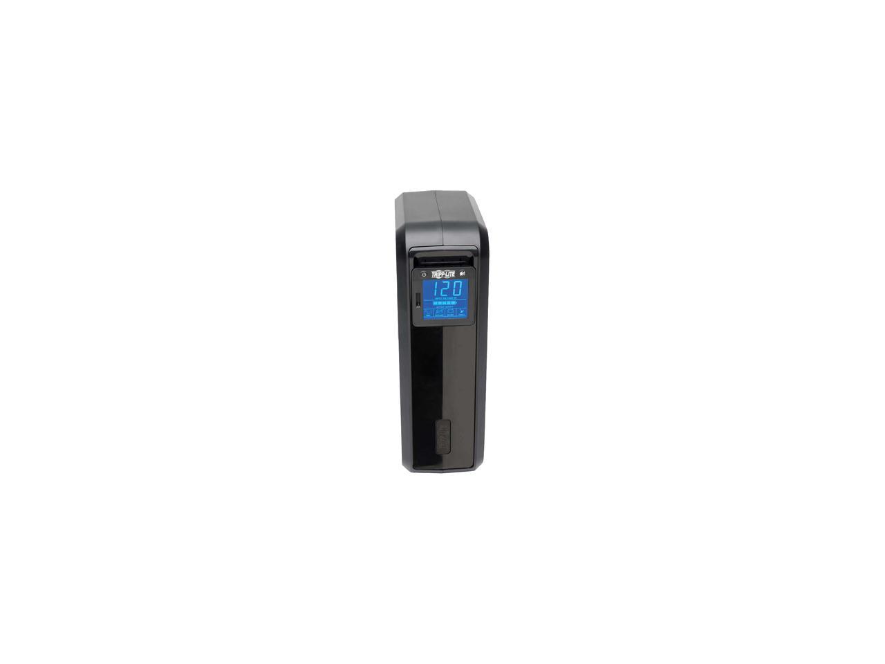 Tripp Lite SmartPro LCD 120V 1000 VA 500 Watts Line-Interactive UPS, AVR, Tower, USB, TEL / DSL / Coax Protection, 8 Outlets (SMART1000LCD)