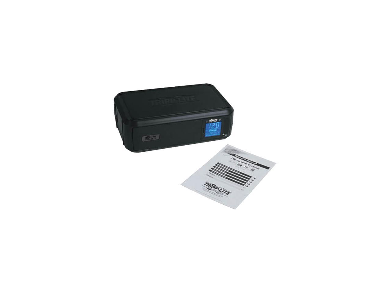 Tripp Lite OmniSmart LCD 120V 650 VA 350 Watts Line-Interactive UPS, Tower, LCD display, USB port (OMNI650LCD)