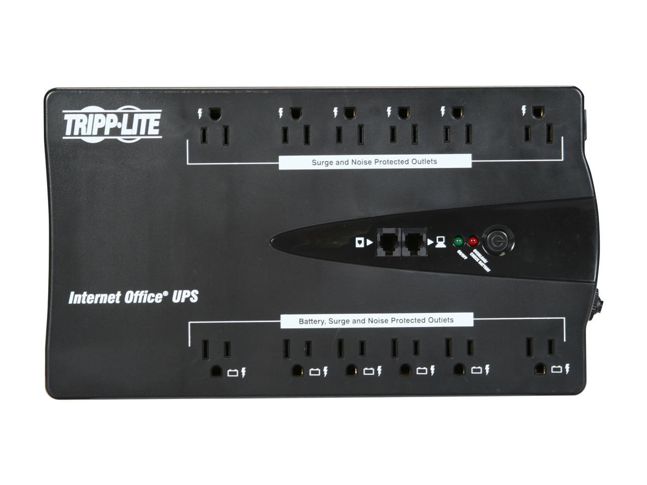 Tripp Lite INTERNET900U Internet Office 900 VA 480 Watts 12 Outlets Standby UPS for PCs